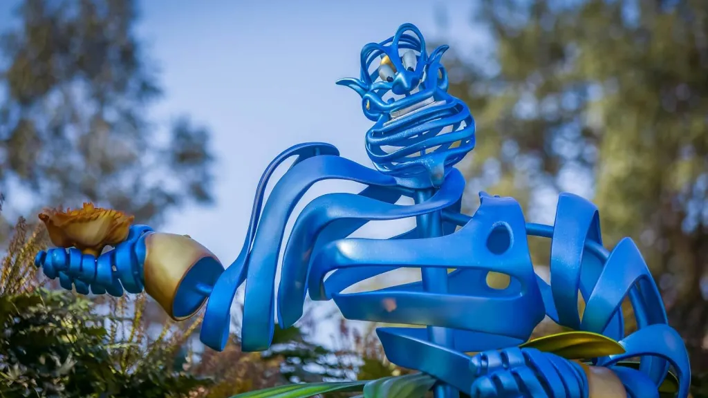 Genie (Джинни) из мультфильма Алладин Диснейленд Париж Аттракцион Gardens of Wonder Genie (Джинни) из мультфильма Алладин