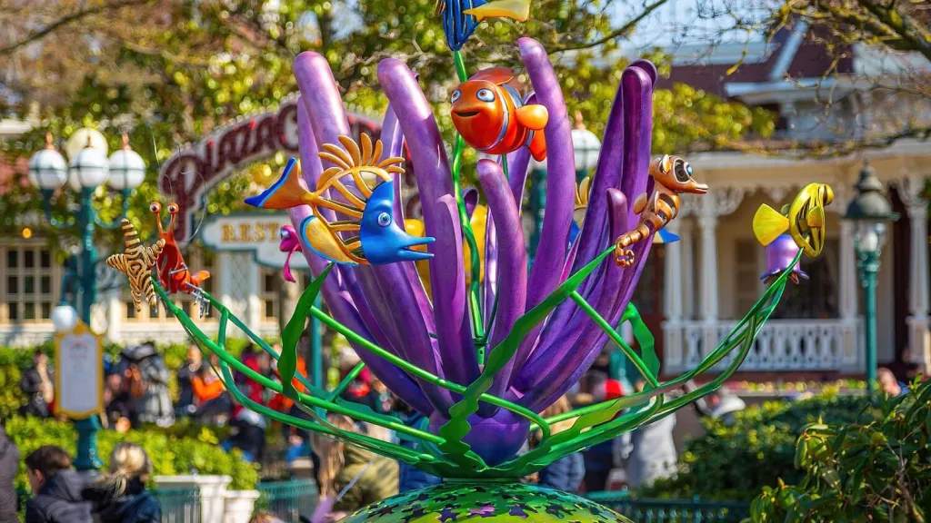 Nemo and his friends (Немо и его друзья) Диснейленд Париж Аттракцион Gardens of Wonder Nemo and his friends (Немо и его друзья)