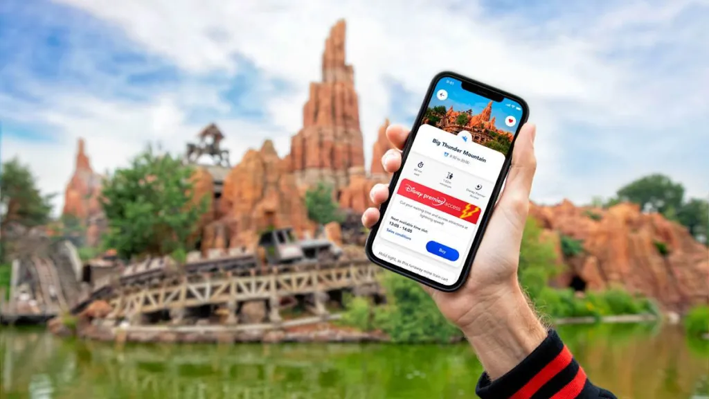 Disney Premier Access в приложении Диснейленд Париж Disney Premier Access в приложении