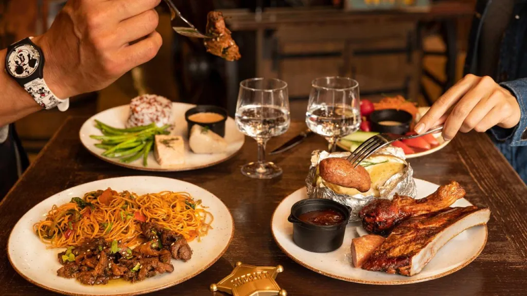 Меню Chuck Wagon Café Диснейленд Париж Меню Chuck Wagon Café