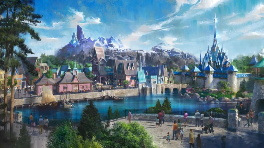 Будущая локация Frozen Land Диснейленд Париж Будущая локация Frozen Land