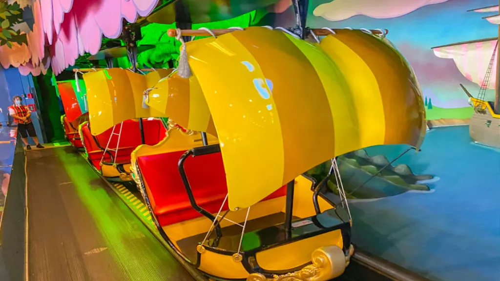 Диснейленд Париж Аттракцион Peter Pan’s Flight Зона швартовки магических кораблей