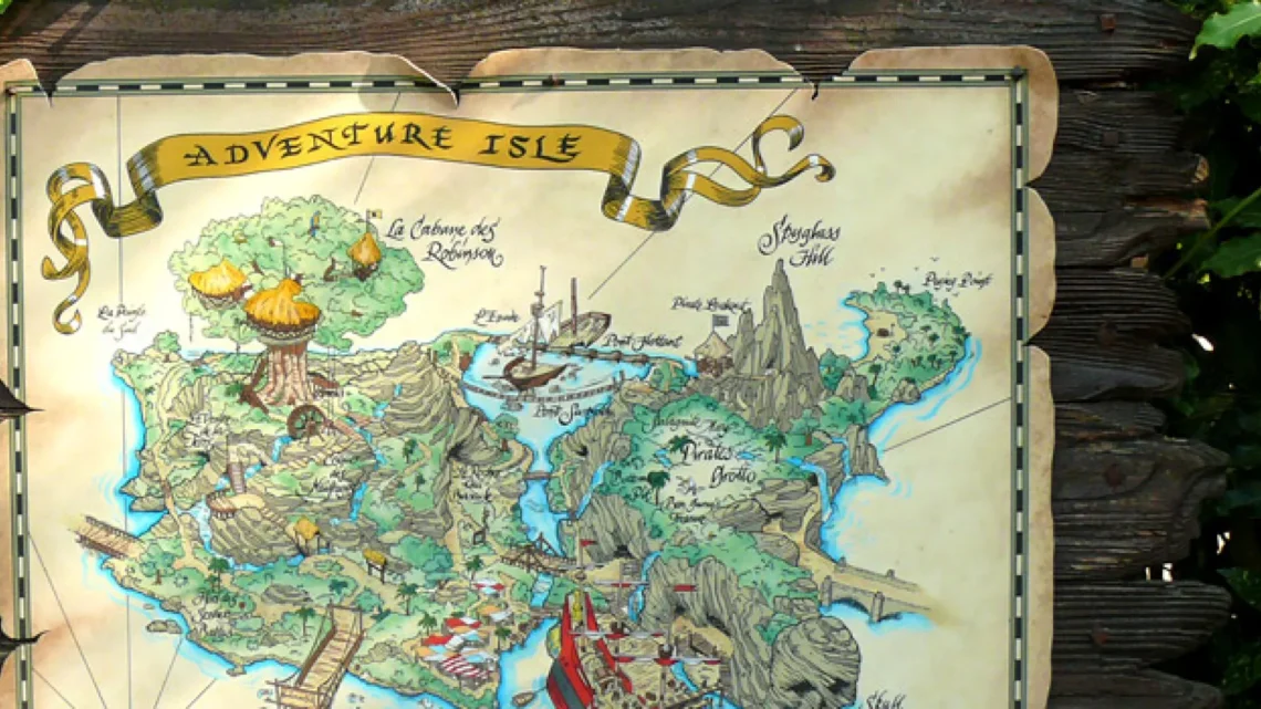 Диснейленд Париж аттракцион Adventure Isle