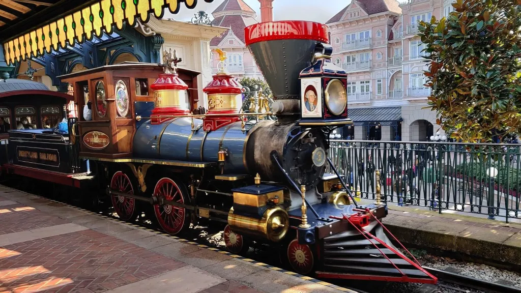 Поезд №1 - W.F. Cody Диснейленд Париж Disneyland Railroad Поезд №1 - W.F. Cody