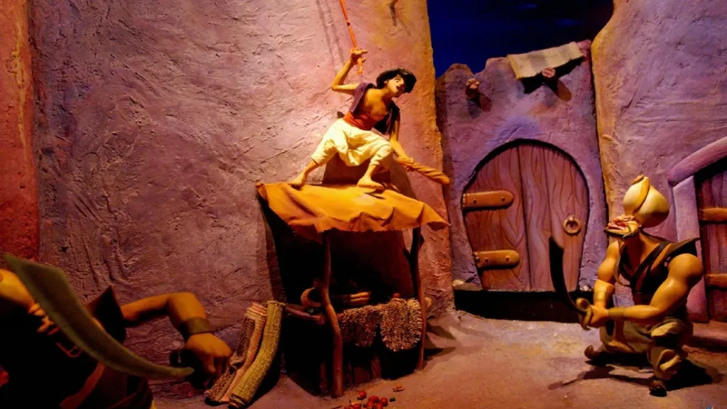 Успешный побег Аладдина Диснейленд Париж Le Passage Enchanté d'Aladdin Успешный побег Аладдина