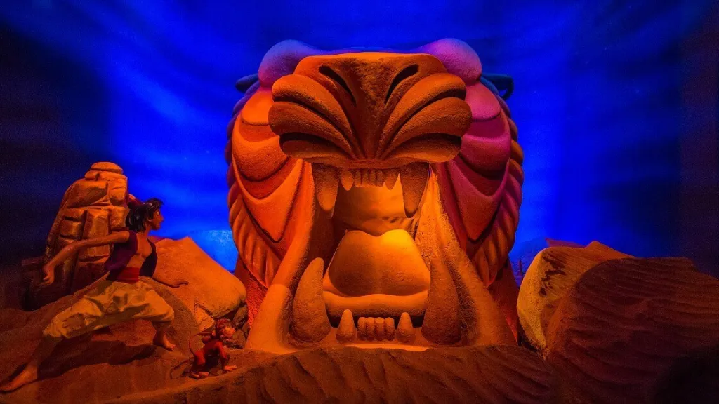 Загадочная пещера Диснейленд Париж Le Passage Enchanté d'Aladdin Загадочная пещера