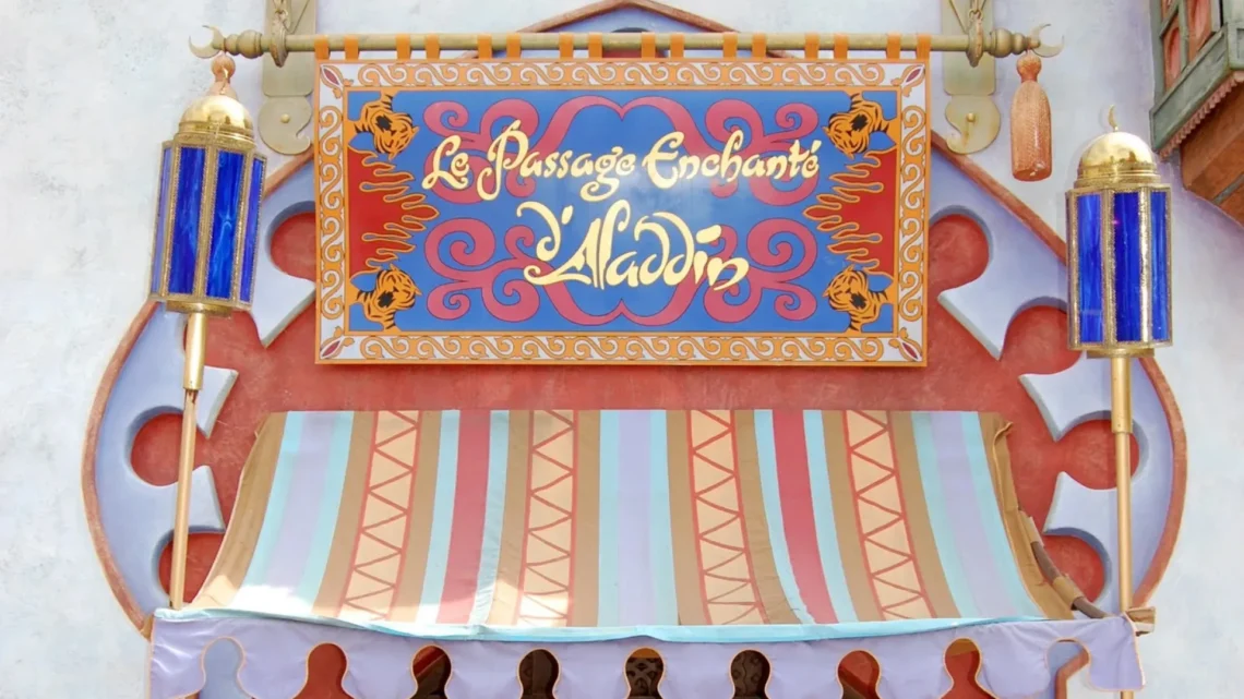 Диснейленд Париж аттракцион Le Passage Enchanté D'Aladdin