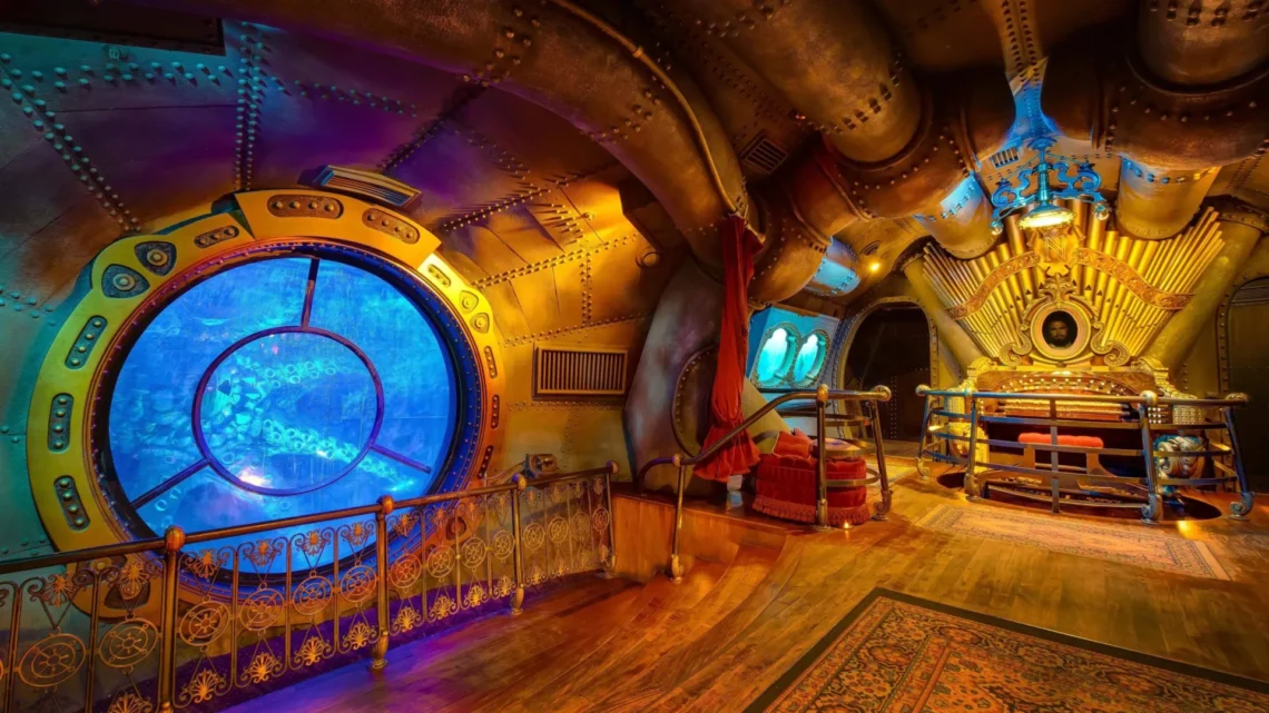 Диснейленд Париж аттракцион Les Mystères du Nautilus