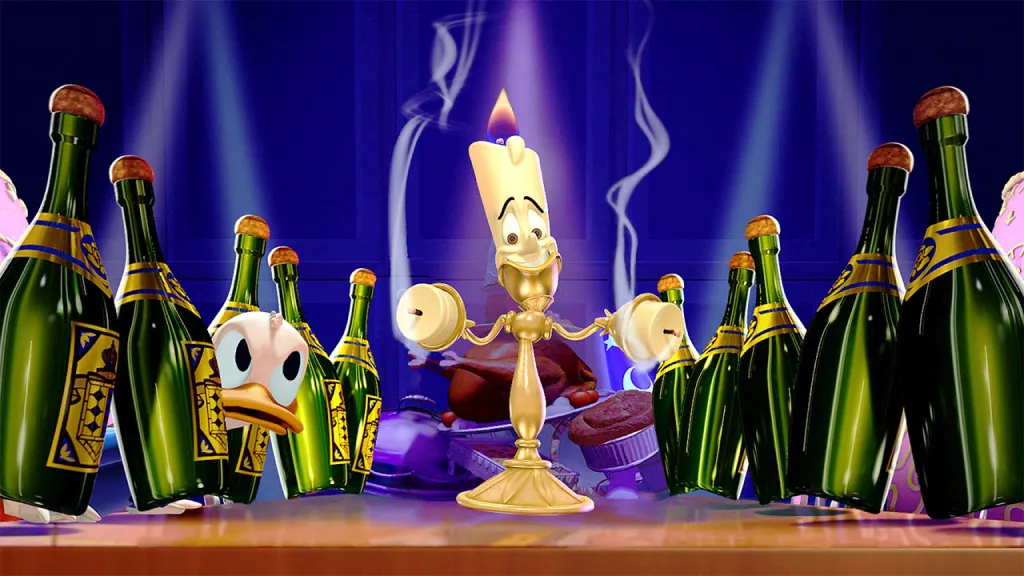 Волшебная встреча с Люмьер Диснейленд Париж Аттракцион Mickey's Philharmagic Волшебная встреча с Люмьер
