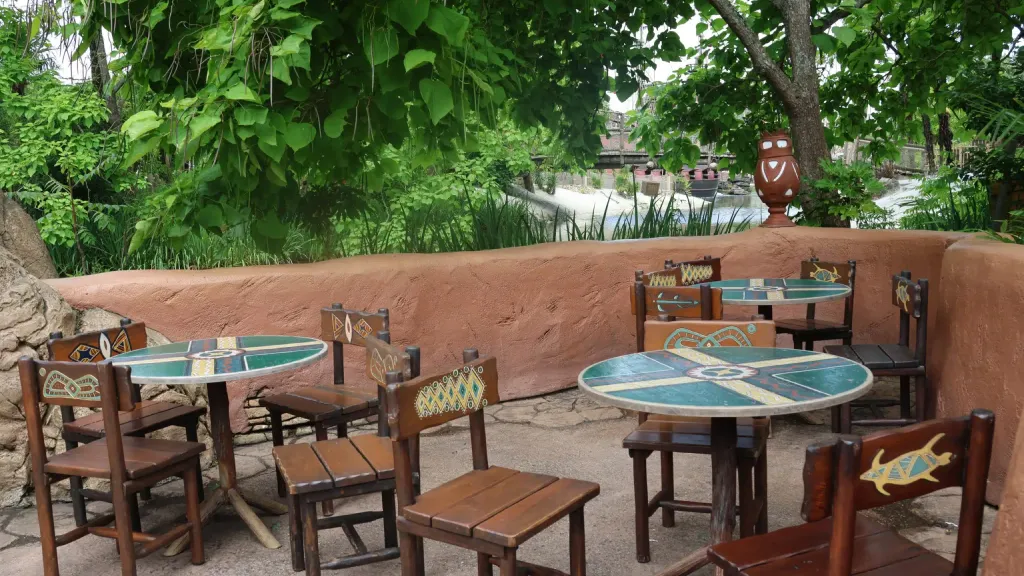 Африканская атмосфера Café de la Brousse Диснейленд Париж Африканская атмосфера Café de la Brousse