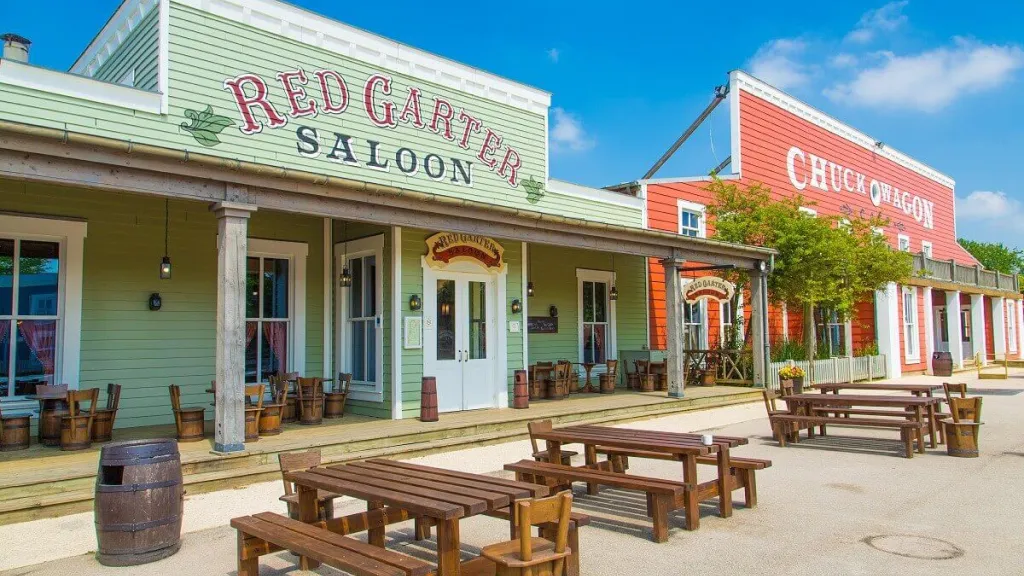 Вход в бар Red Garter Saloon Диснейленд Париж Вход в бар Red Garter Saloon