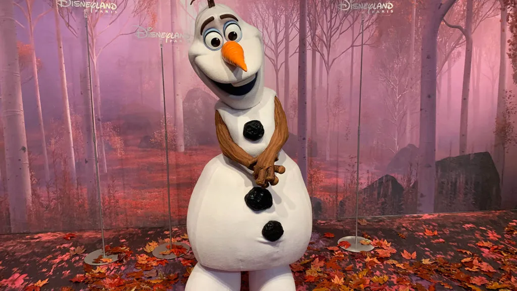 Олаф из Frozen на Magic Shot Диснейленд Париж персонажи Олаф из Frozen на Magic Shot