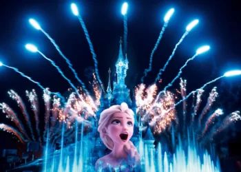 Диснейленд Париж Disney Illuminations • Ночное шоу Disney Illuminations в Диснейленд Париж • Дисней иллюминация в парижском Диснейленде.