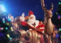 Диснейленд Париж Санта-Клаус • Встреча и приветствие с Santa Claus в Диснейленд Париж • Санта-Клаус в парижском Диснейленде.