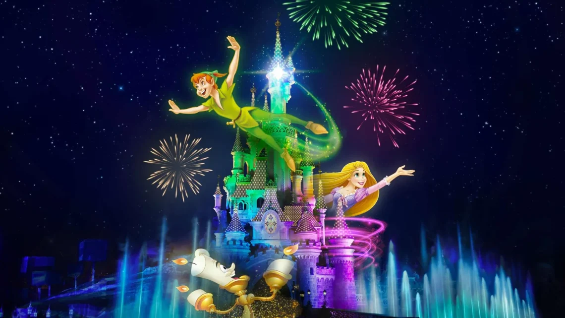 Диснейленд Париж Disney Dreams • Ночное шоу Disney Dreams в Диснейленд Париж • Мечты Диснея в парижском Диснейленде.