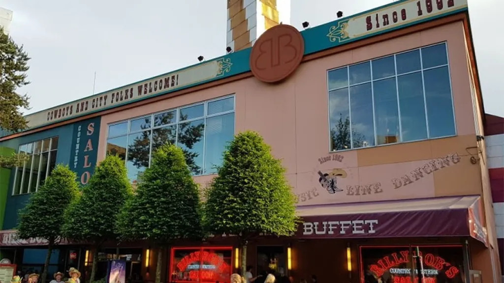 Диснейленд Париж Вход в ресторан Billy Bob's Country