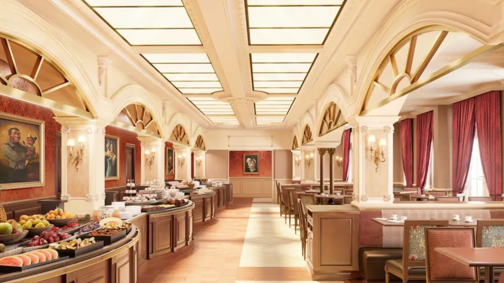 Диснейленд Париж Дизайн ресторана Royal Banquet