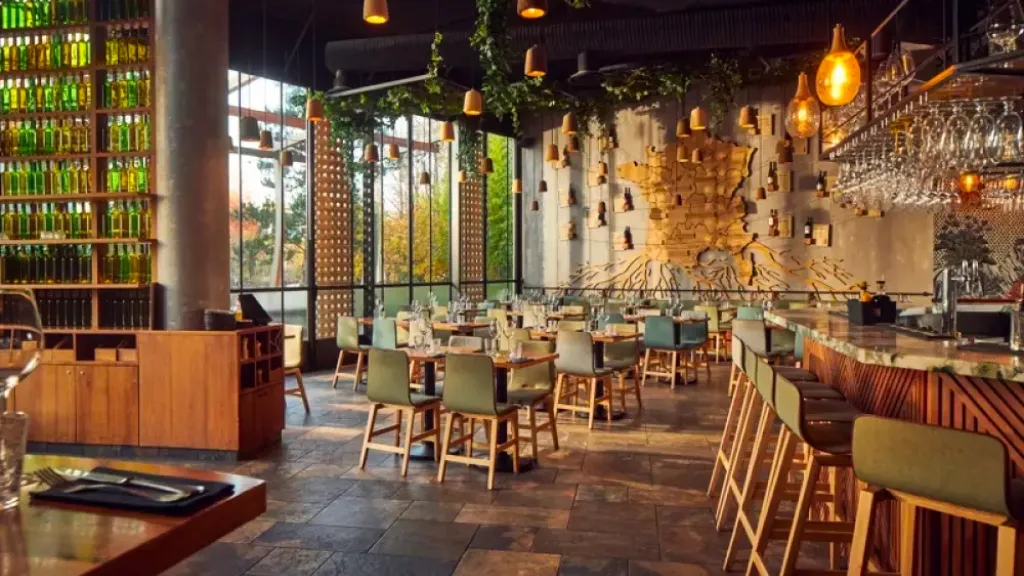 Диснейленд Париж Внутренний антураж Lagoon Café
