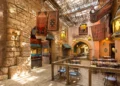 Диснейленд Париж Agrabah Café • Ресторан Кафе Аграба в Диснейленд Париж • Ресторан Agrabah Café в парижском Диснейленде.