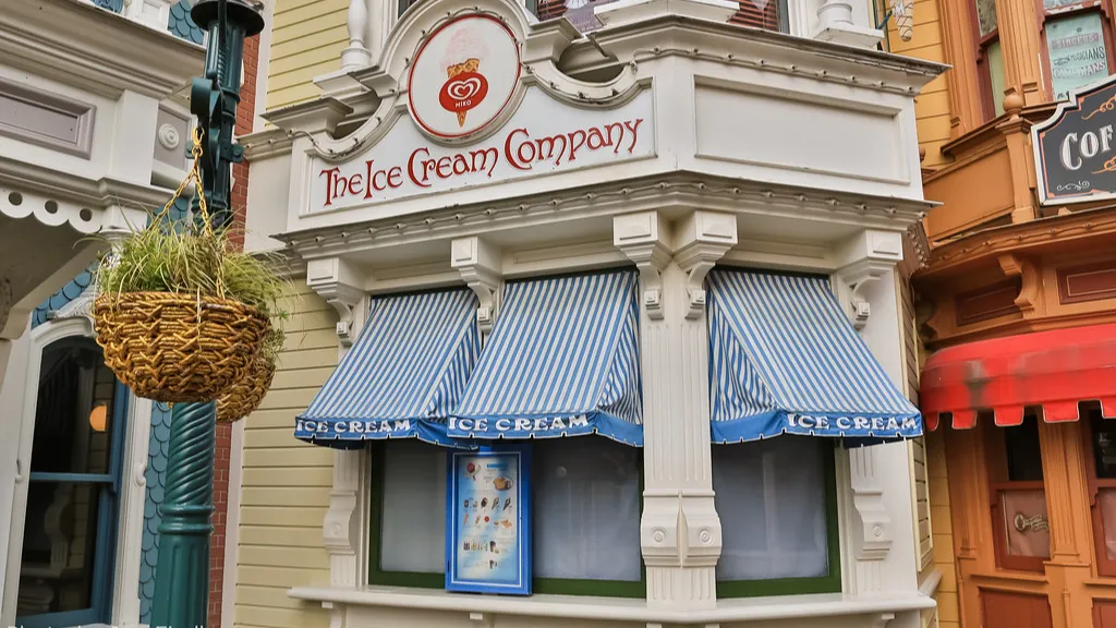 Диснейленд Париж Вход в The Ice Cream Company