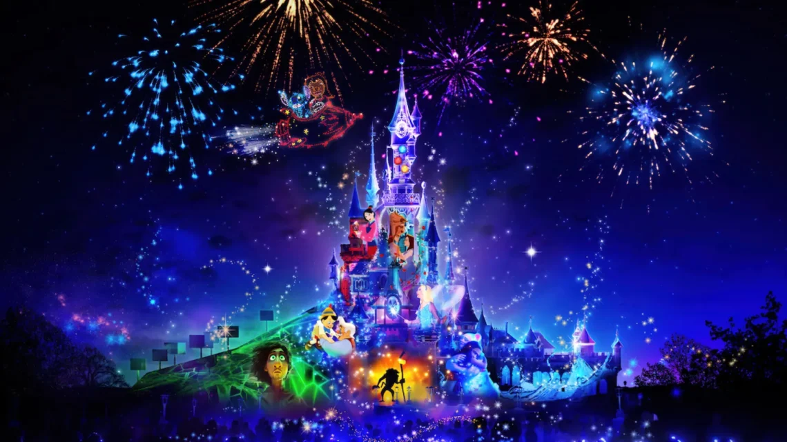 Диснейленд Париж Disney Tales of Magic • Ночное шоу Disney Tales of Magic в Диснейленд Париж • Сказки Диснея о волшебстве парижский Диснейленд
